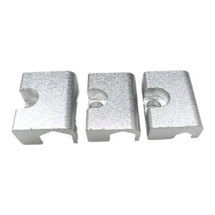 气路管夹半导体特气专用导轨铝管夹隔膜减压阀底座管卡1/8  3/4