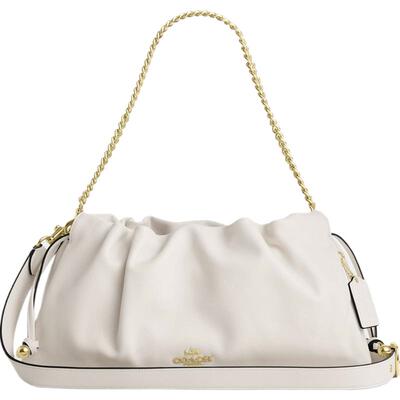 COACH/蔻驰奥莱女士牛皮革FAYE 38号单肩包斜挎包云朵包设计感