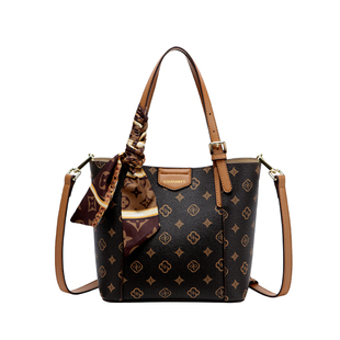 大容量手提包包女2025新款老花包单肩包斜挎包秋冬高级感通勤女包