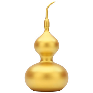 沙金色黄铜葫芦摆件光面家居客厅玄关办公室装饰品开业乔迁礼品