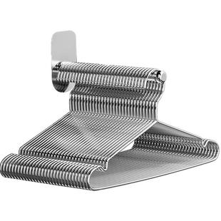 晾衣架收纳神器304免打孔阳台整理置物架壁挂式墙上挂钩架子201