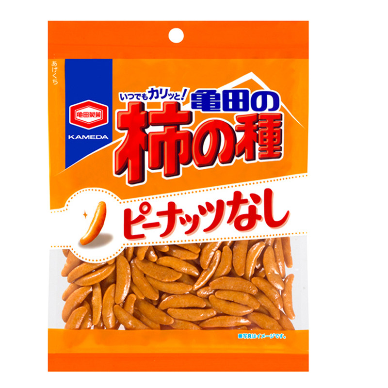 龟田日本进口下酒菜米果纯柿种