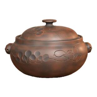 云南建水紫陶汽锅鸡专用蒸汽锅全手工气锅鸡汽锅紫砂家用陶锅煲汤