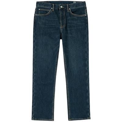 【张凌赫代言】Lee商场同款25秋冬新753舒适直筒羊毛男牛仔裤保暖