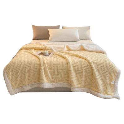 【A级母婴可用】提花塔芙绒毛毯