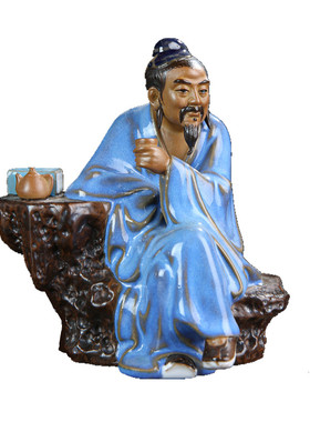 茶圣陆羽陶瓷中式风人气装饰品