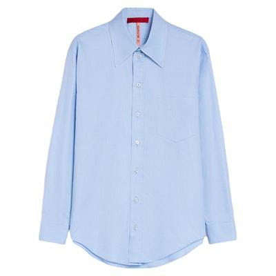 MAX&Co.棉质牛津衬衫De-Coated