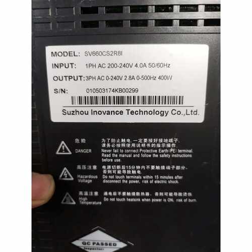 议价汇川伺服驱动器SV660CS2R8I400W功率拆机维修