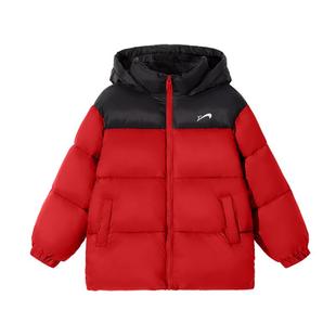 贵人鸟童装儿童棉服女童红色本命年冬装外套男童冬季加厚过年棉袄