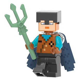 我的世界G0071飞行员男孩儿童第三方人偶仔益智模型拼装积木玩具