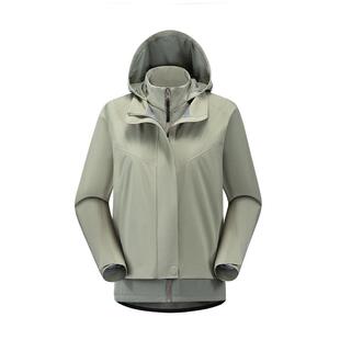VAUDE巍德户外拒水防风P棉马甲内胆软壳三合一女士徒步骑行外套