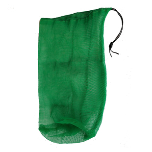 加厚绿网袋鱼池水族装滤材生化球玻璃环火山石鱼袋渔护拉绳网兜