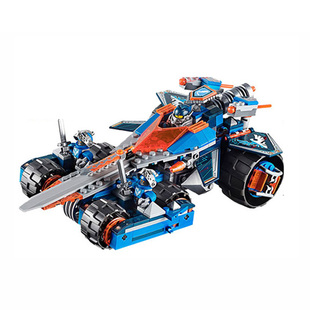 未来骑士团克雷战车移动要塞国王机甲人仔套拼装男孩积木玩具