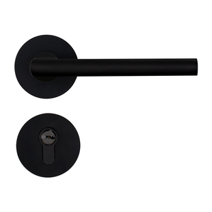 坚朗门锁房门锁室内卧室门锁黑色简约分体锁卫生间木门锁静音锁具