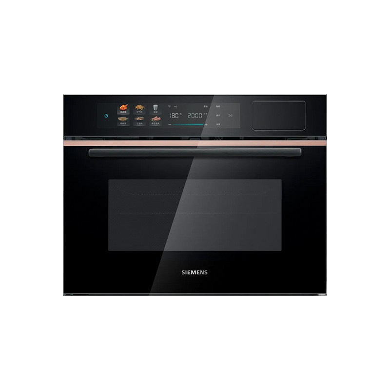 新品西门子玫瑰金家用嵌入式微蒸烤箱一体机58L六合一 CP1K7R2T3W
