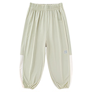 嘟嘟家儿童裤子夏季男童物理防蚊裤春季时髦女童休闲裤新宝宝童装