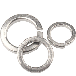 304不锈钢弹簧垫片开口弹垫弹性平垫圈M2M3M4M5M6M8M10M12-M33