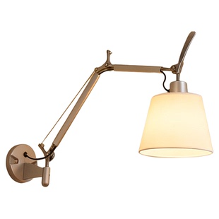 包豪斯长臂壁灯摇臂伸缩意大利设计师客餐厅书房卧室床头阅读墙灯