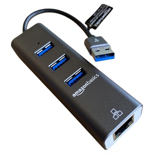 USB3.0转RJ45千兆网卡4合1集线器扩展坞RTL8153适用联想小米惠普华硕笔记本电脑软路由安卓盒子电视机