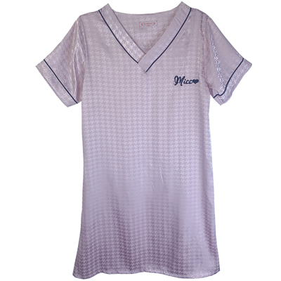 冰雪丝夏季短袖睡裙宽松舒适