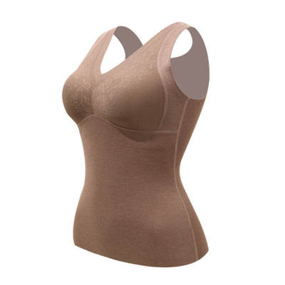 古今德绒保暖女士加厚背心