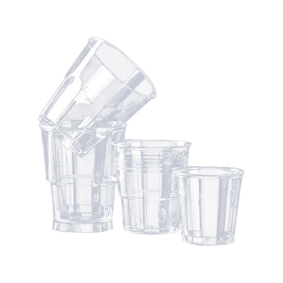 一次性PP航空杯塑料水杯加厚加硬食品级家用花纹茶杯商用太空杯子