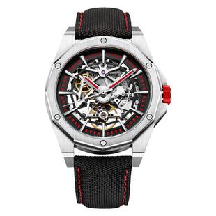 正品海鸥手表男士时尚镂空潮流夜光全自动机械表男表锋芒6095HK