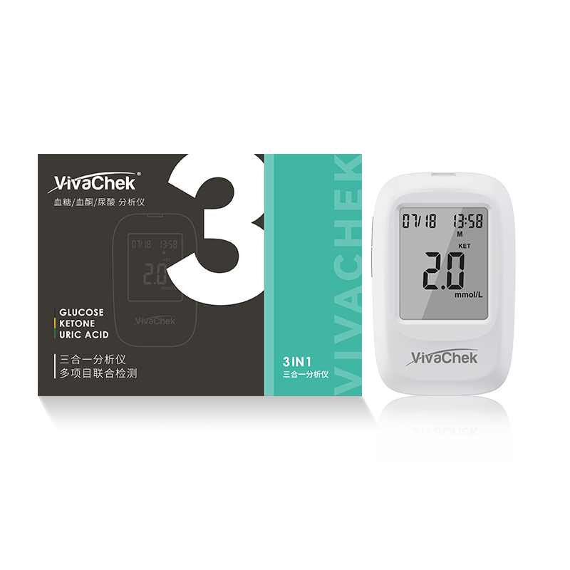 微策VivaChek血酮檢測酮體生酮測試紙減脂家用測酮尿酮測試紙keto