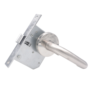 过道锁防火锁过道把手锁不锈钢单舌消防通道防火门锁逃生门通用型