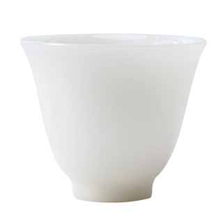 高档璞玉瓷茶杯品茗杯主人杯高端白瓷功夫茶杯个人茶盏茶碗茶具