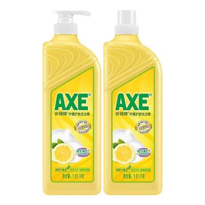 斧头牌axe柠檬护肤蔬果洗洁精