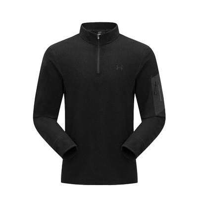 安德玛立领抓绒衣秋冬保暖打底衫