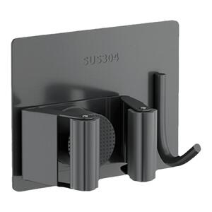 拖把挂钩扫把夹卫生间壁挂固定卡扣强力粘胶不锈钢免打孔扫把挂架