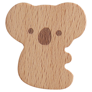 轻奢派实木儿童衣柜拉手卡通可爱柜子柜门抽屉把手创意原木免打孔