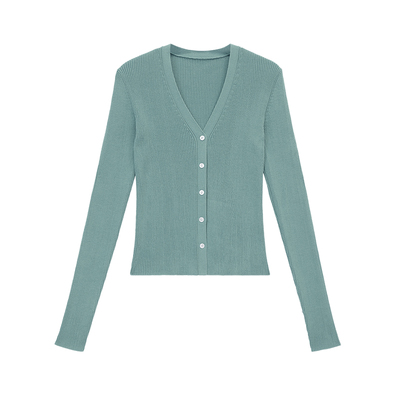 MRS经典v领防晒针织开衫