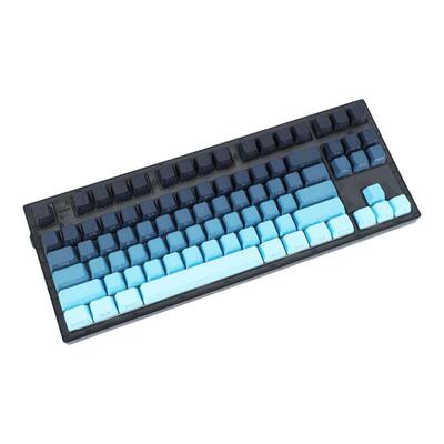 KCPMASTER原创色-海盐键帽透光PBT侧刻OEM简约渐变688796104键盘