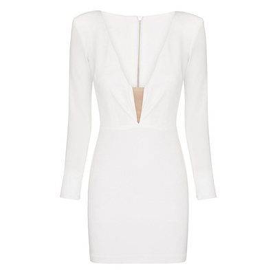 新款简单大方风派对生日晚礼服