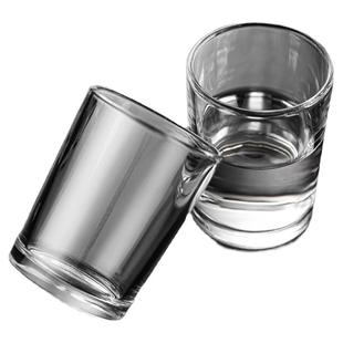 白酒杯家用玻璃大号二两杯子套装饭店酒店酒杯超厚2两饭店烈酒杯