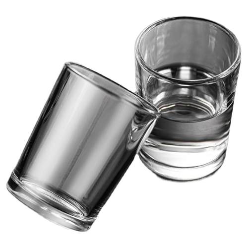 白酒杯家用玻璃大号二两杯子套装饭店酒店酒杯超厚2两饭店烈酒杯