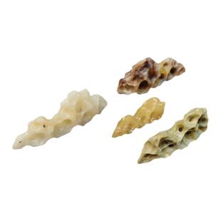 红星清玄文房四宝笔山笔架石头太湖石笔搁如意笔搁毛笔书法用品玉兰花笔搁奇石头创意摆件送礼礼品摆件