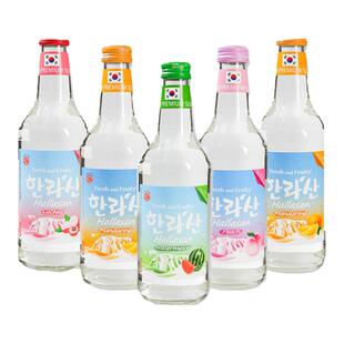 韩国进口汉拿山果味利口酒烧酒淡味清酒低度酒水韩式女士微醺清酒