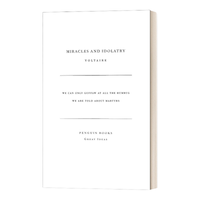 英文原版 Miracles and Idolatry 奇迹和偶像崇拜 伏尔泰 英文版 进口英语原版书籍