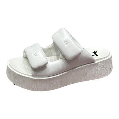 ASH厚底舒适懒人拖鞋一字拖