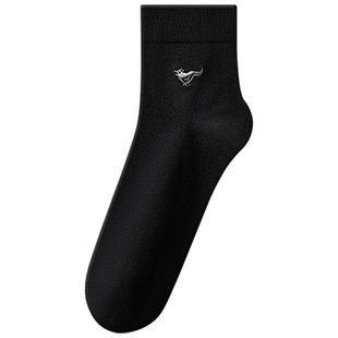 七匹狼袜子男款全棉10A抗菌艾草香薰中筒袜100%纯棉2026新款棉袜