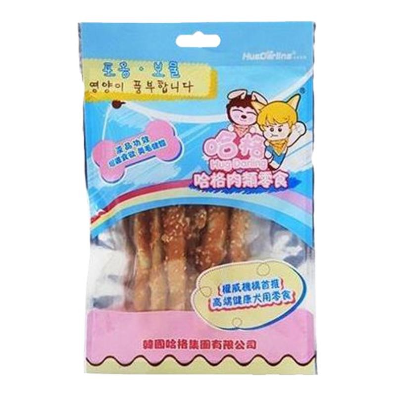 DT宠物 哈格 超鲜美蜂蜜鸡肉缠鳕鱼100g宠物狗狗全犬美味磨牙零食