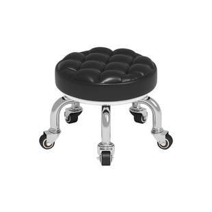 万向轮小凳子静音家用滑轮矮凳子带轮换鞋凳带娃移动美缝擦地椅子