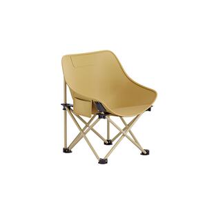 户外折叠椅加高月亮椅露营椅子便携板凳钓鱼沙滩躺椅野餐桌椅装备