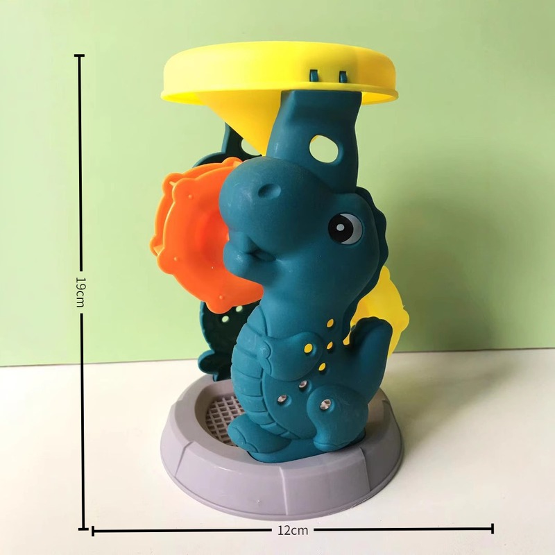 新款儿童工程车沙滩玩具套装小孩推车玩具铲子戏水挖沙桶沙滩夏天