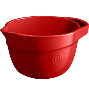 法国Emile Henry打蛋盆加深烘焙搅拌盆料理和面揉面盆陶瓷带把手