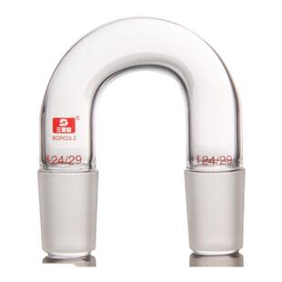 三爱思 U型接头A79 具双磨口接头 标准塞口气密性好 耐酸碱耐高温 高硼硅玻璃 物理化学生物实验室器材耗材